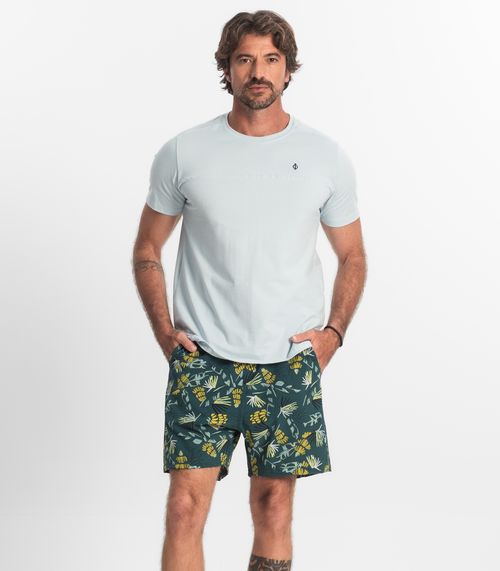Shorts Masculino Microfibra Azul