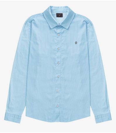 Camisa Manga Longa Diametro Azul