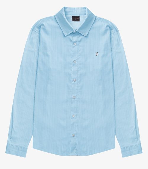 Camisa Manga Longa Diametro Azul