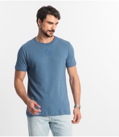 Camiseta Masculina Diametro Azul