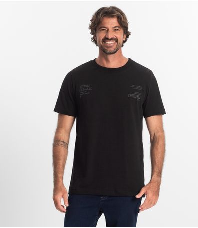 Camiseta Masculina Diametro Preto