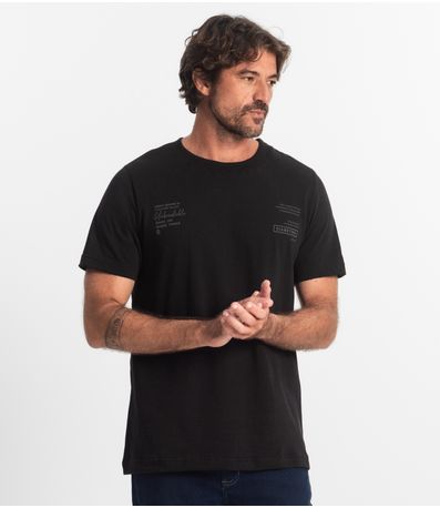 Camiseta Masculina Diametro Preto