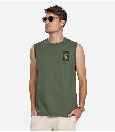 Regata Masculina Diametro Verde
