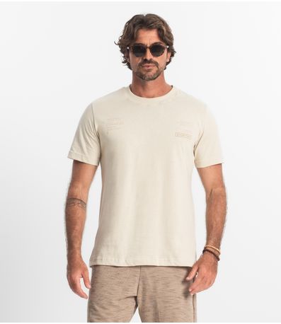 Camiseta Masculina Diametro Bege