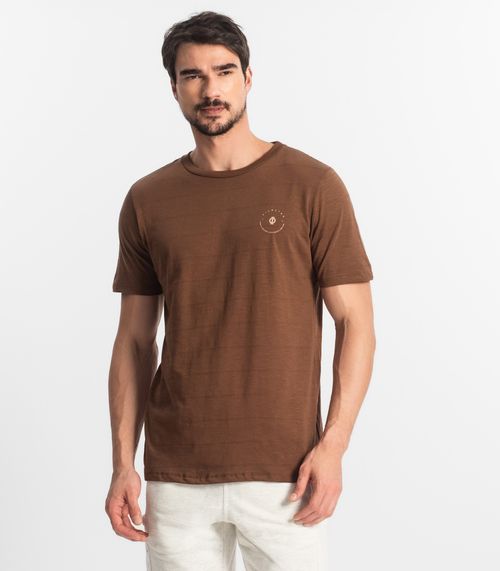 Camiseta Masculina Diametro Marrom