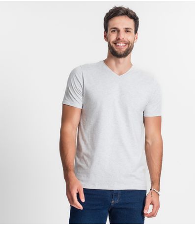 Camiseta Masculina Diametro Cinza