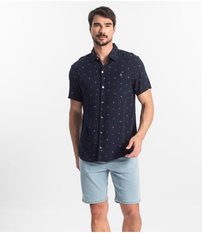 Bermuda Masculina Jeans Diametro Azul