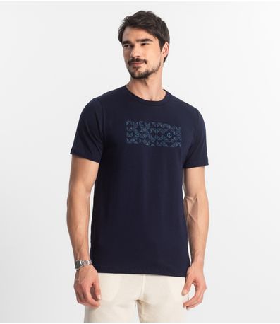 Camiseta Masculina Diametro Azul