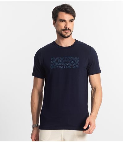 Camiseta Masculina Diametro Azul