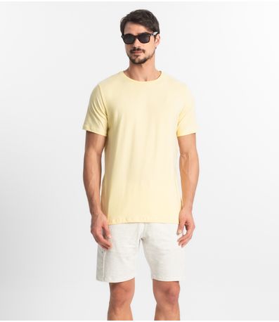 Bermuda Masculina Moletom Diametro Bege