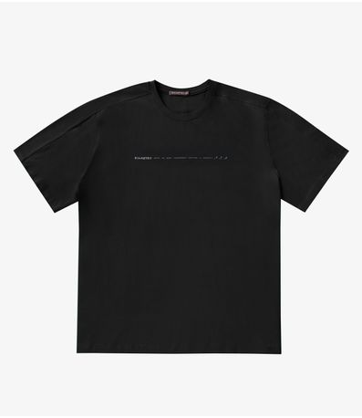 Camiseta Masculina Plus Size Diamentro Preto