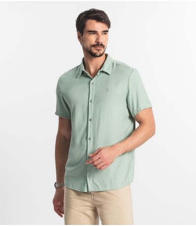 Camisa Masculina Viscose Diametro Verde