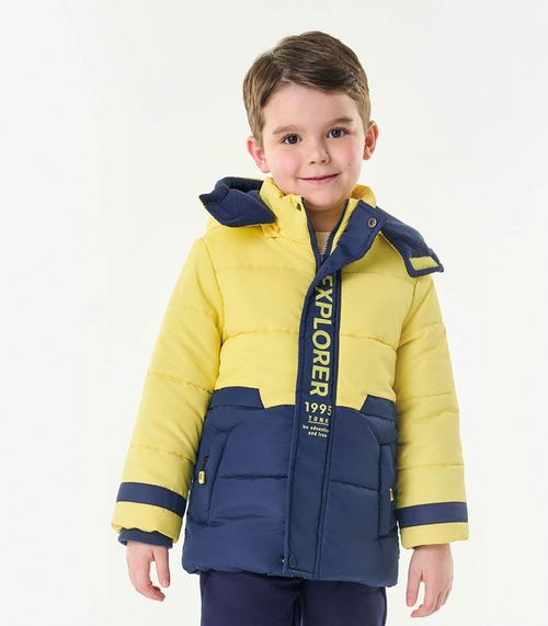 Jaqueta Puffer Infantil Explorer Trick Nick Amarelo