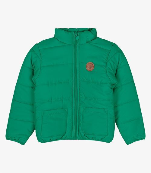 Jaqueta Puffer Infantil Feminina Trick Nick Verde