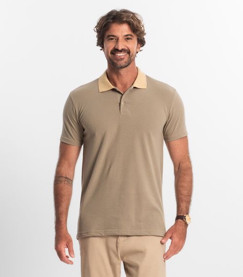 Polos Básicas Com Golas Diferenciadas Select Amarelo