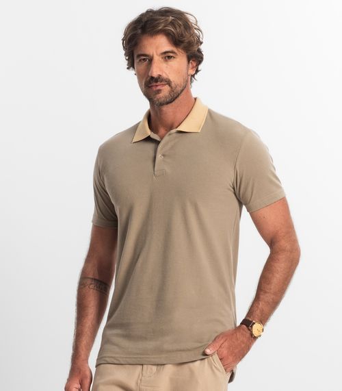 Polos Básicas Com Golas Diferenciadas Select Amarelo