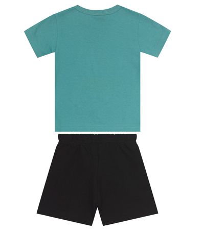 Conjunto Infantil Masculino Com Camiseta Agathos Verde