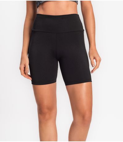 Bermuda Ciclista Feminina Básica Academia FTK Preto