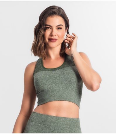 Top Fitness Seamless Sem Bojo Style Box Verde