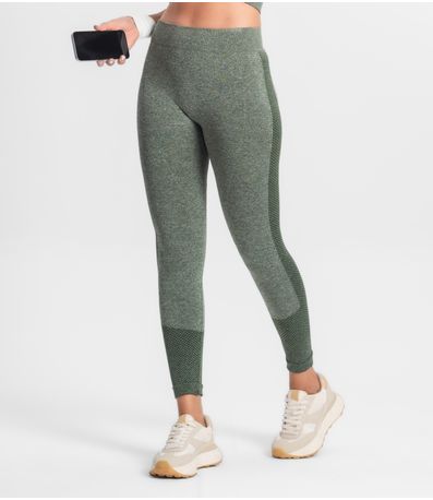 Legging Feminina Cintura Alta Seamless Style Box Verde