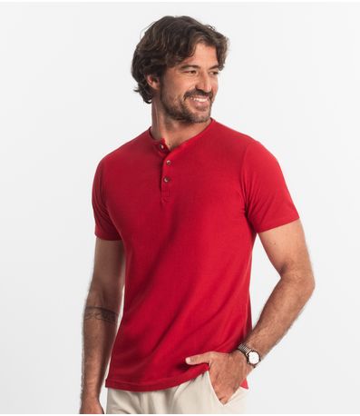 Camiseta Manga Curta Masculino Adulto Select Vermelho