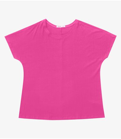 Blusa Feminina Plus Size Secret Glam Rosa