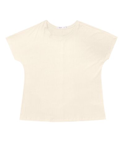 Blusa Feminina Plus Size Secret Glam Bege