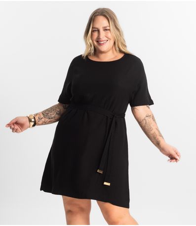 Vestido Curto Secret Glam Preto