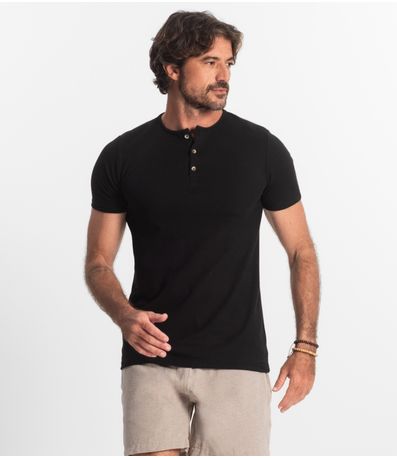 Camiseta Manga Curta Masculino Adulto Select Preto