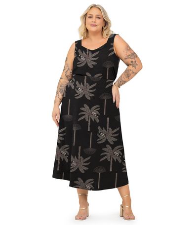 Saia Midi Preto