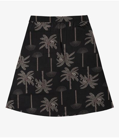 Saia Midi Preto