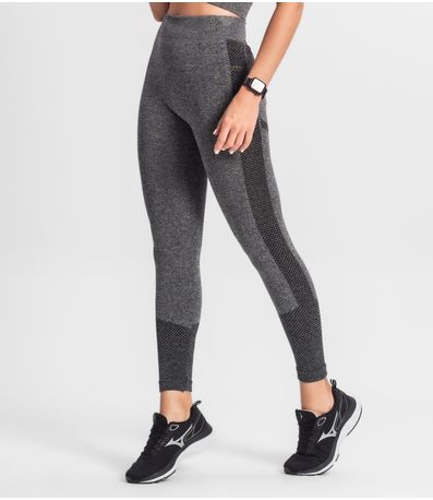 Legging Feminina Cintura Alta Seamless Style Box Preto