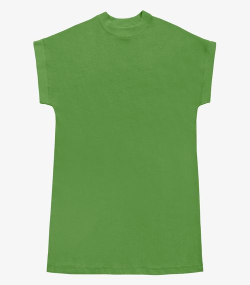 Vestido Feminino Curto Meia Malha Verde