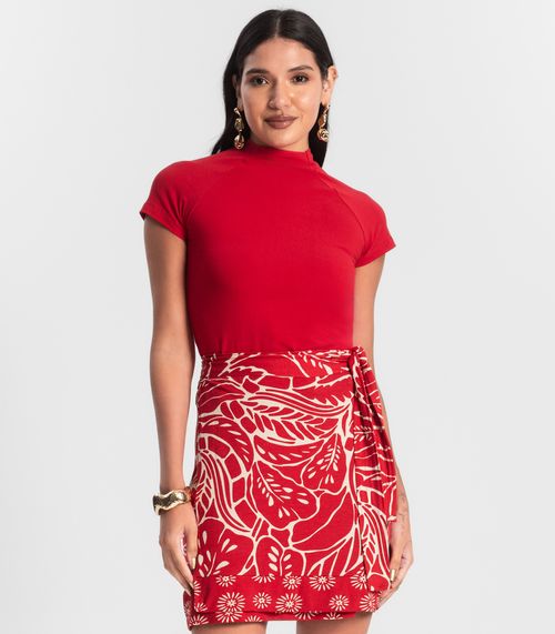 Blusa Feminina Cotton Rovitex Vermelho