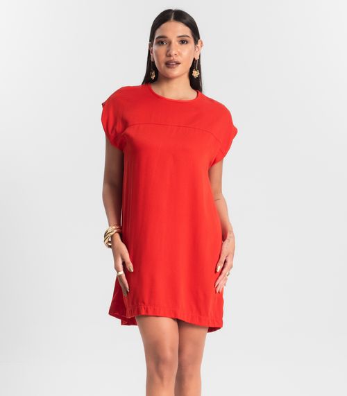 Vestido Curto Feminino Rovitex Laranja