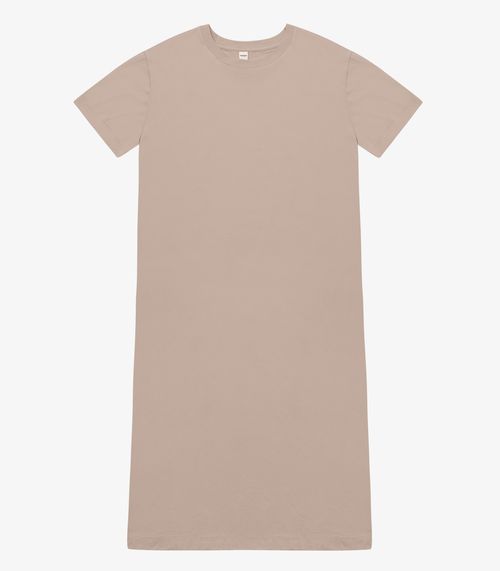Vestido Feminino Meia Malha Rovitex Marrom