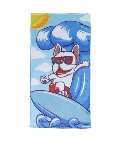 Toalha De Praia Infantil Bene Casa Azul