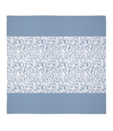 Toalha De Mesa Quadrada Basic 4 Lugares Teka Azul