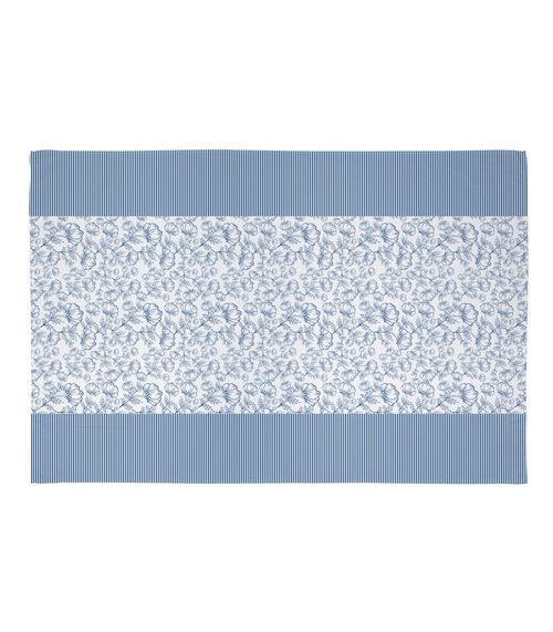 Toalha De Mesa Retangular Basic 6 Lugares Teka Azul