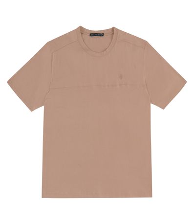 Camiseta Básica Masculina Diametro Marrom