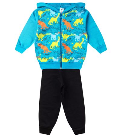 Conjunto De Moletom Infantil Menino Kappes Azul