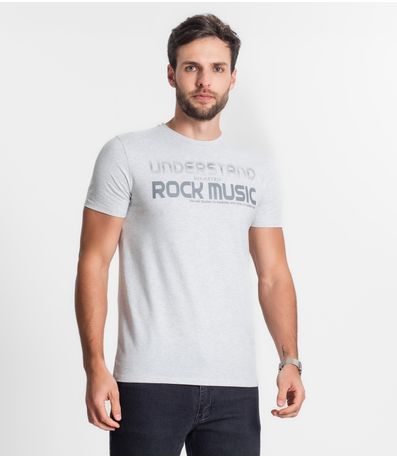 Camiseta Masculina Diametro Cinza