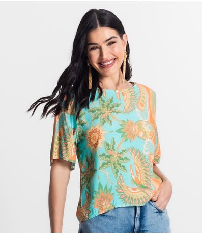 Blusa Feminina Infinita Cor Azul