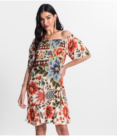 Vestido Ciganinha Infinita Cor Laranja