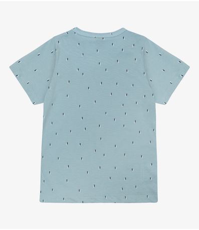 Camiseta Infantil Menino Coqueiros Infinita Cor Azul