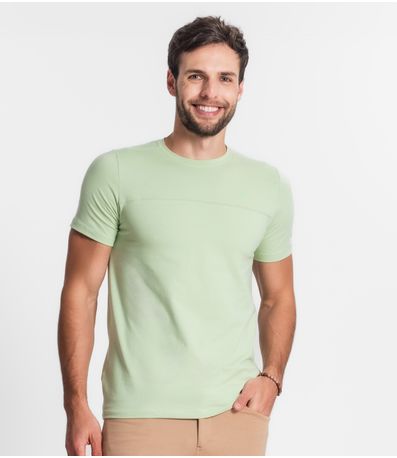Camiseta Básica Masculina Diametro Verde