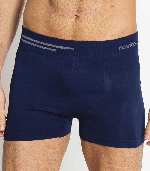 Cueca Boxer Microfibra Rovitex Azul
