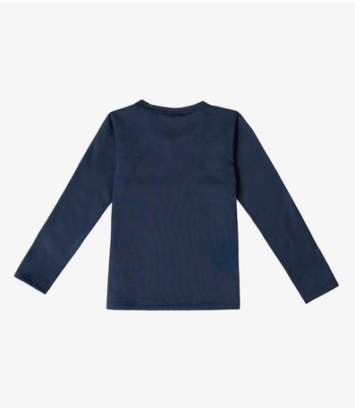 Blusa Manga Longa Infantil Select Azul