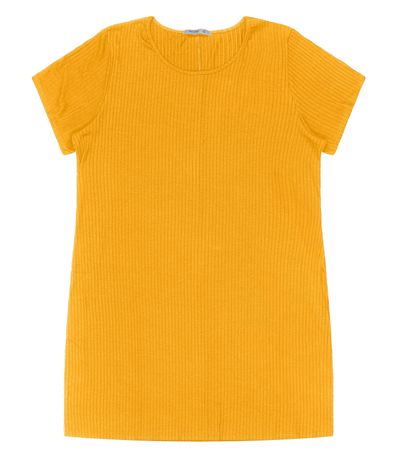 Vestido Feminino Plus Size Secret Glam Amarelo