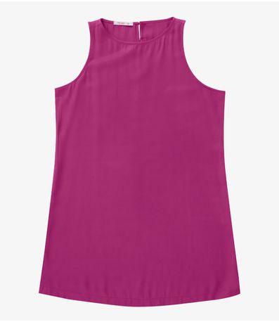 Vestido Regata Plus Size Secret Glam Roxo